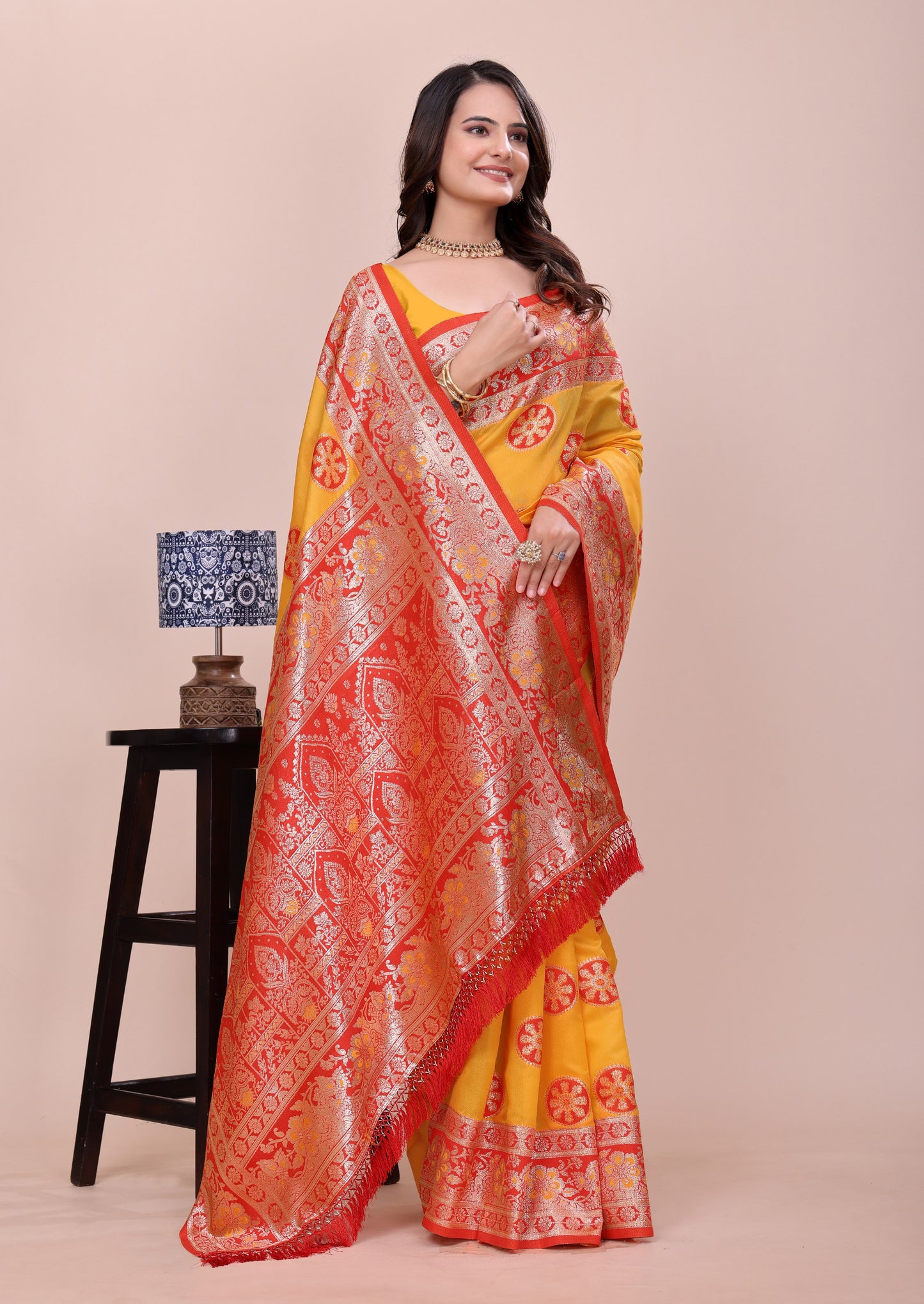Luxury Paithani Silk Saree with Rich Zari Border & Designer Pallu – Traditional Bridal & Festive Wear
