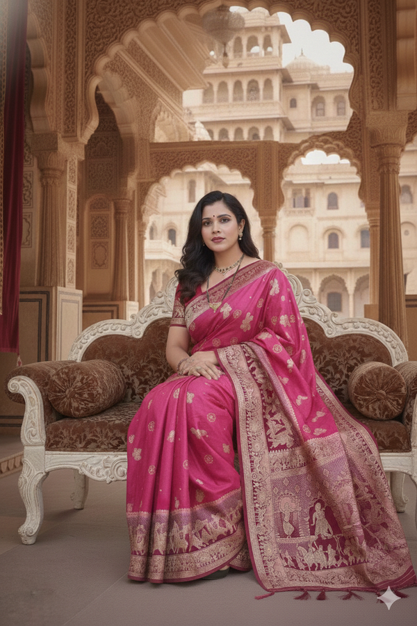 Traditional banarasi saree