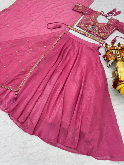 Royal Embroidered Lehenga Choli with Dupatta for Wedding & Festive Wear