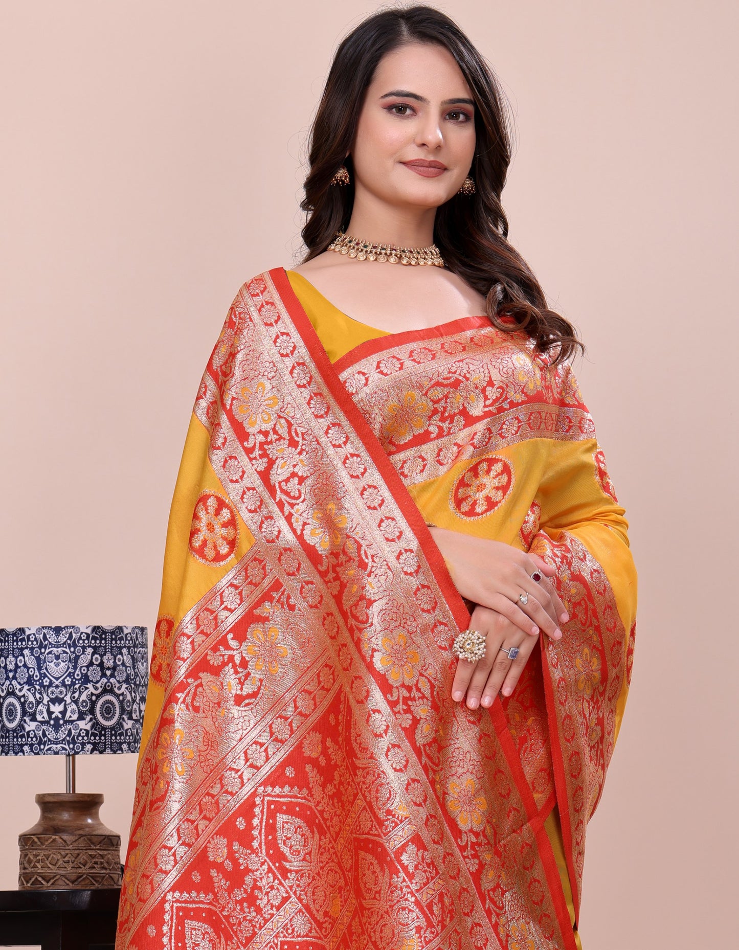Luxury Paithani Silk Saree with Rich Zari Border & Designer Pallu – Traditional Bridal & Festive Wear